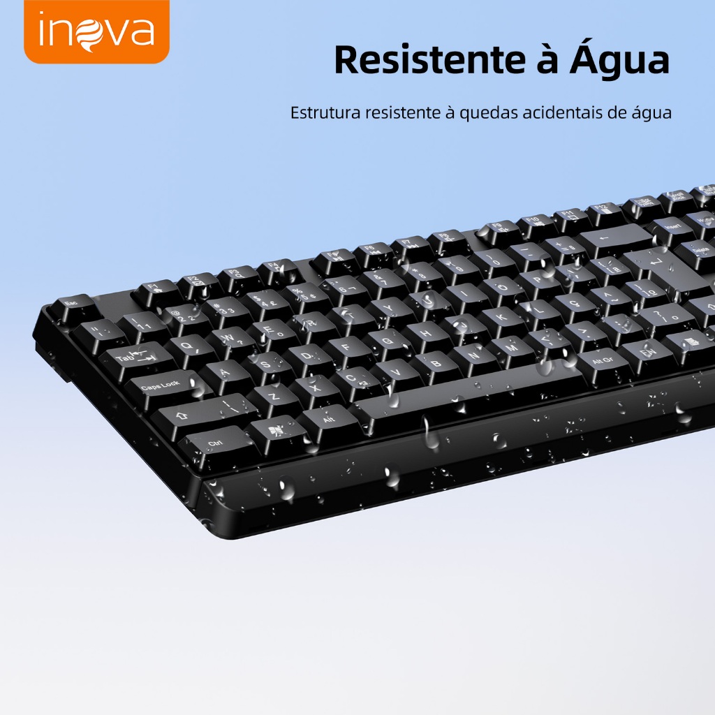 Inova Teclado e Mouse Sem Fio ABNT2 — foto 5