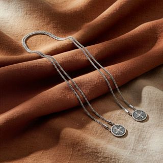 Colar Corrente Aço Inox com Medalha de São Bento 70cm em Oferta na Shopee