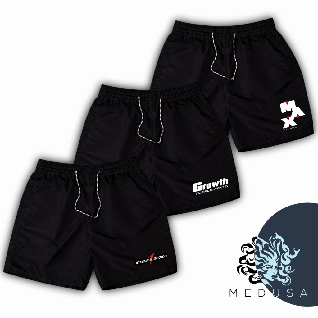3Shorts Tactel Bermuda Masculina Mauricinho Kit MIX Tactel, Ideal Para Treinos, Academia, Corrida em Oferta na Shopee