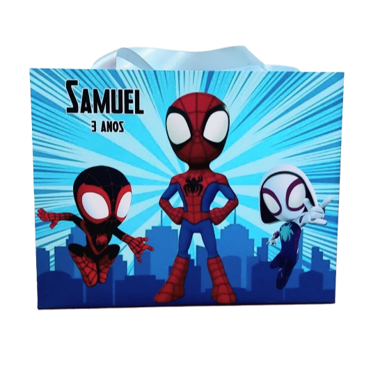 Sacolinha personalizada Spidey homem aranha TAM G / Homem Aranha | personalizados Spidey | festa | aniversário