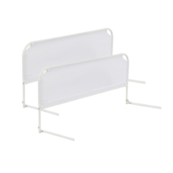 KIT 2 Grades de Cama Protetor com Tela de Segurança - Para Bebês Crianças e Idosos (P)