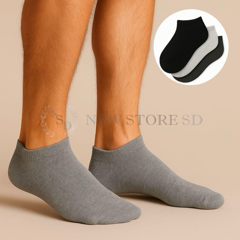 Kit 48 Pares de Meias Soquete Cano Curto Masculina Feminina Unissex varejo