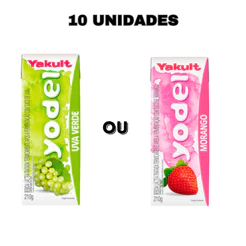 Kit 10 Sucos Lácteos Yodel Yakult Sem Glúten (ideal para lanche das crianças) Escolha os Sabores