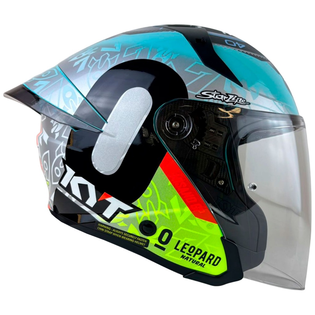 Capacete Moto Aberto com óculos integrado KYT TTR Jet Foggia Misano 2022 Réplica Novo · foto 2