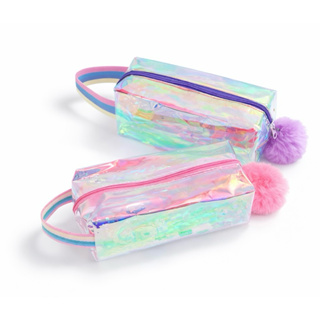 Necessaire/ Estojo Holográfico com alça em Oferta na Shopee