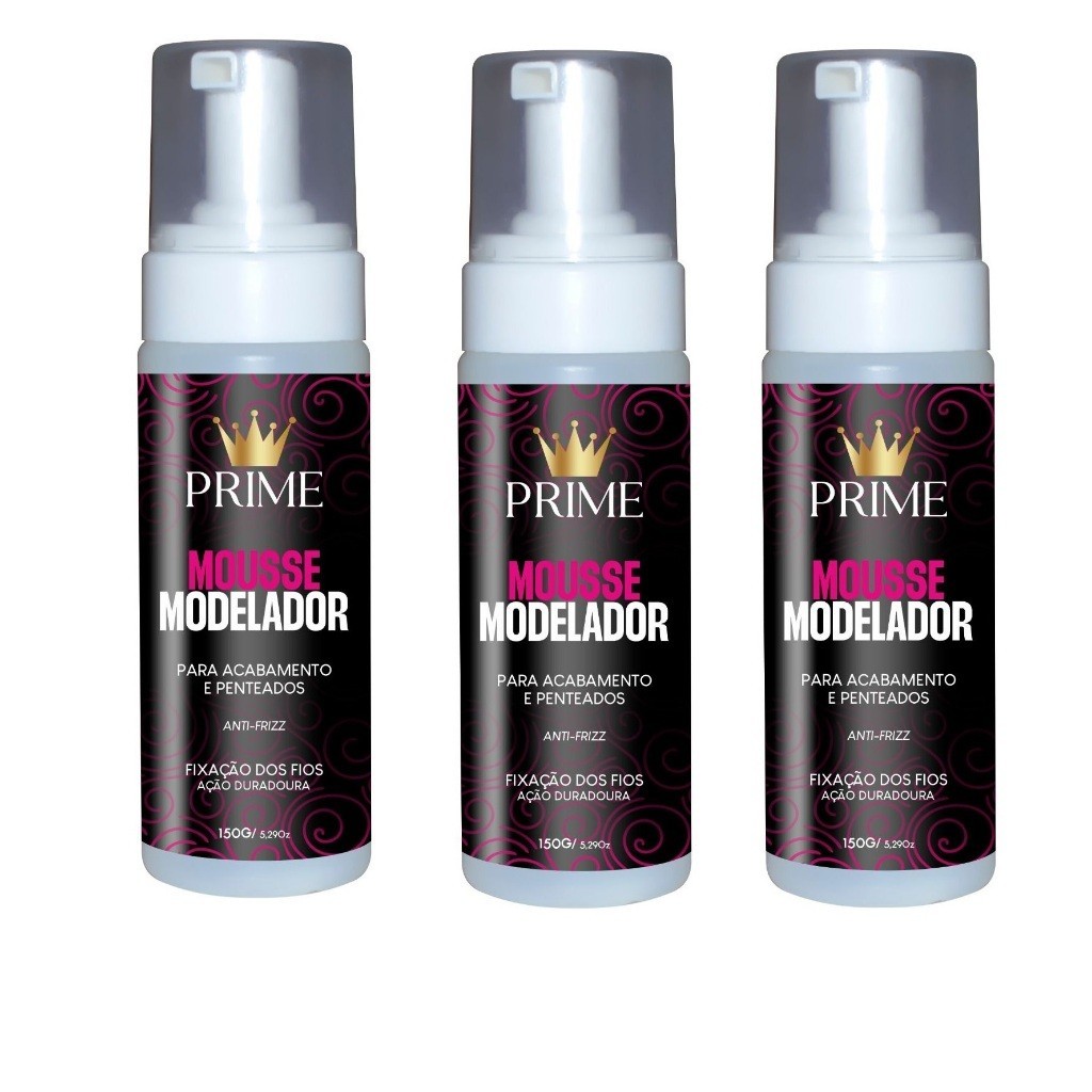 Mousse Modelador 150ml 3 unidades