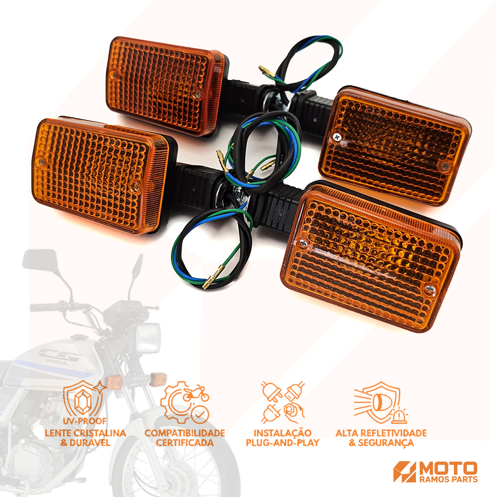 4 Piscas Cg 125 83 A 88 Today 125 Turuna 125 ML 125 Titan 125 95 A 99 Modelo Original