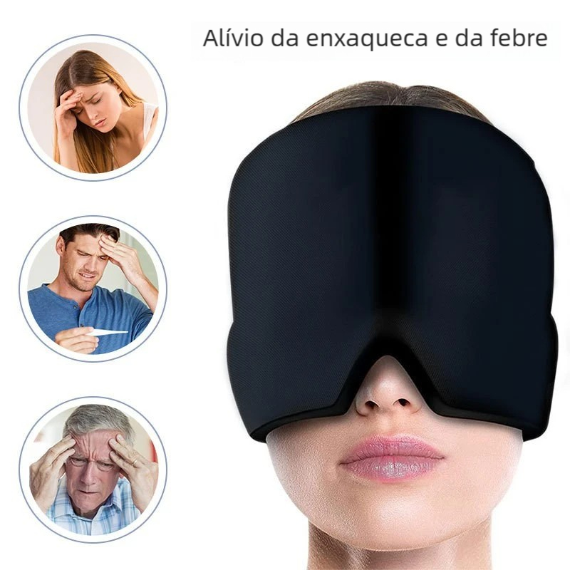 Chapéu Dor de Cabeça Confortável – Touca Alívio Enxaqueca, Terapia Fria Quente