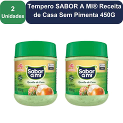 Kit 2 Unidades Tempero SABOR A MI® Receita de Casa Sem Pimenta 450G