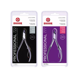 Kit 2 Alicate Cutícula 777 + 722 Mundial Original Manicure