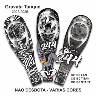Adesivo Faixa (Gravata) Tanque CGs, Titan, Fan, Start 160 150 - 2025 em Oferta na Shopee