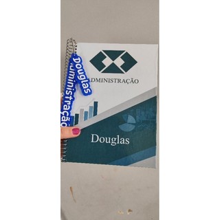 Caderno A5  personalizado Profissão Administração - Nome personalizado - Estudos, faculdade, curso - Com chaveiro