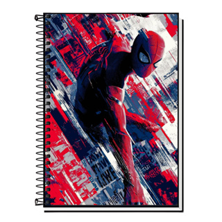 Caderno Escolar Homem Aranha | Spider-Man | Ação & Heroísmo | Capa Dura & Espiral Resistente 1, 10, 15 e 20 Matérias em Oferta na Shopee