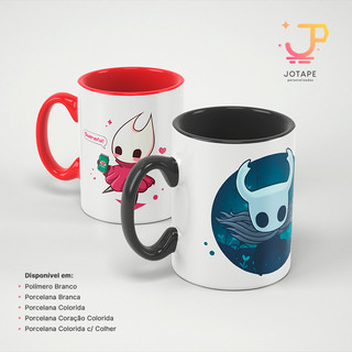 Caneca Personalizada Hollow Knight Silksong Knight Hornet Quirrel