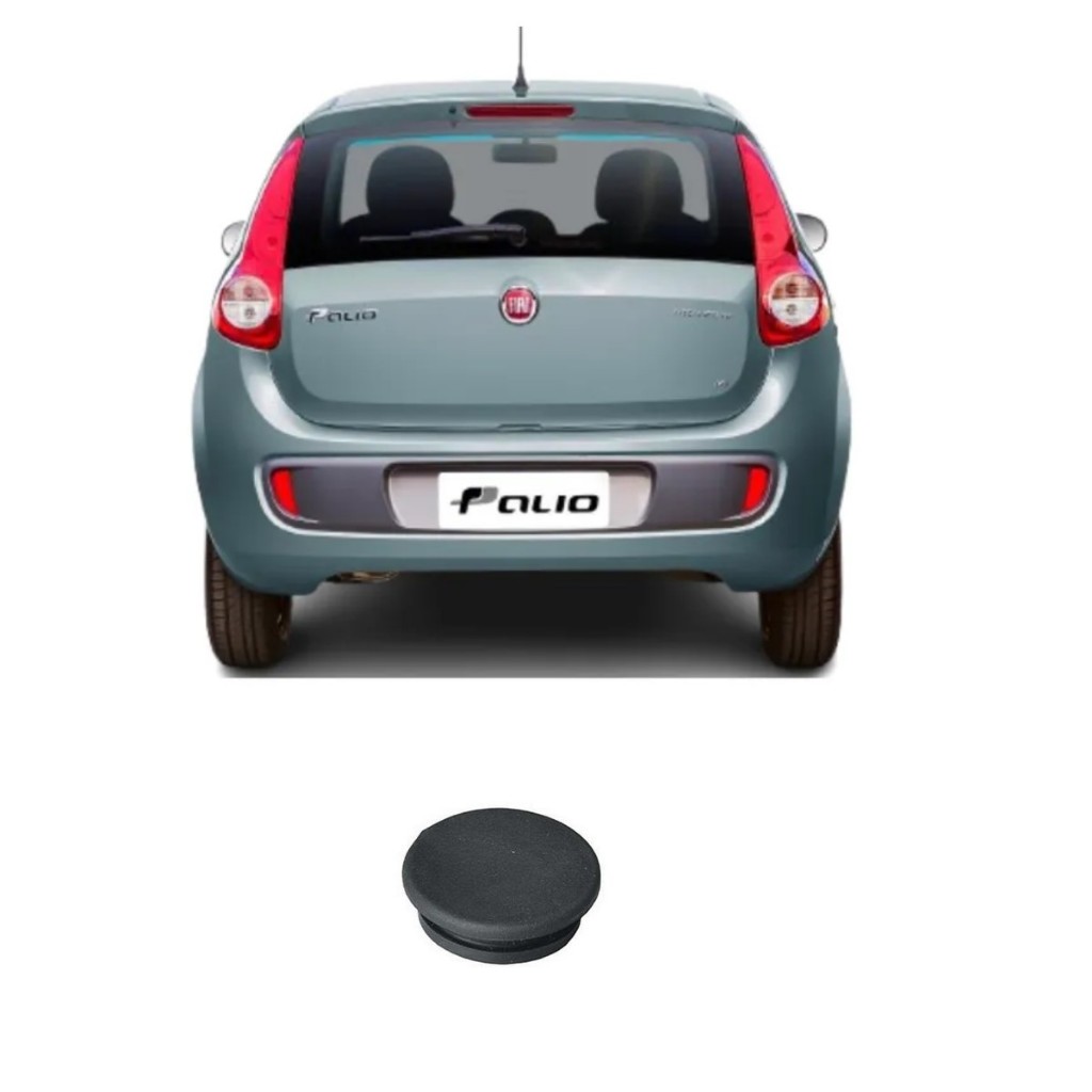 Borracha Tampa Furo Esguicho Limpador Traseiro Fiat Palio