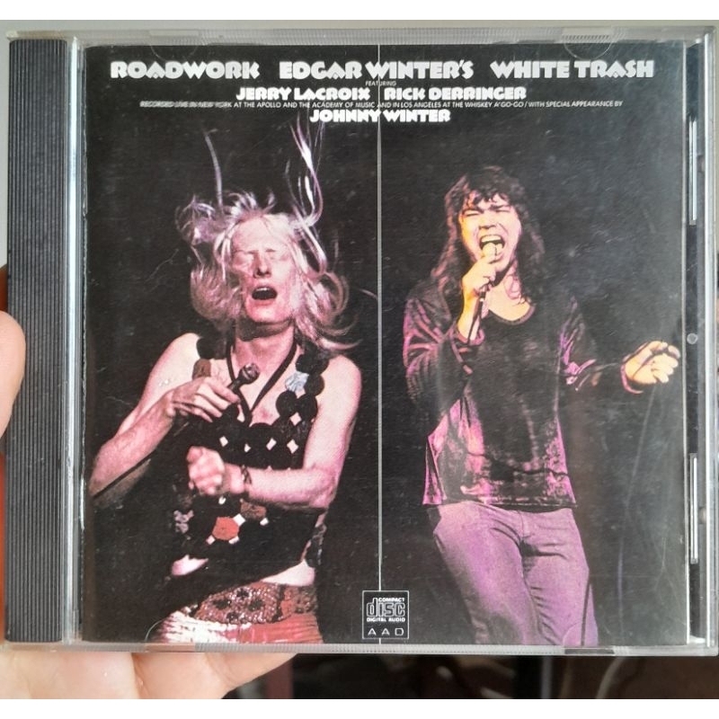 CD EDGAR WINTER ( JOHNNY WINTER E RICK DERRINGER) - ROADWORK IMPORTADO.