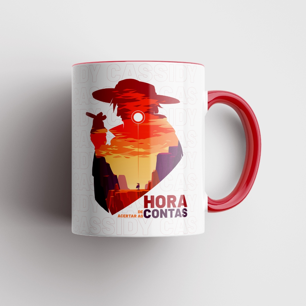 Caneca Cassidy Overwatch - Hora de acertar as contas ULT - Seu Nick