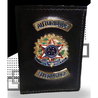 CARTEIRA CAPELÃO EVANGÉLICO PORTA NOTA em Oferta na Shopee