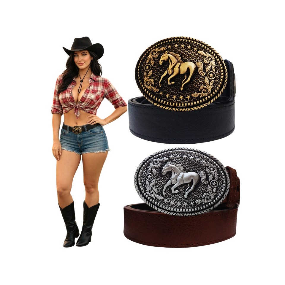 Cinto Feminino Fivela Country Cowboy Rodeio festa junina São João Unissex em Oferta na Shopee