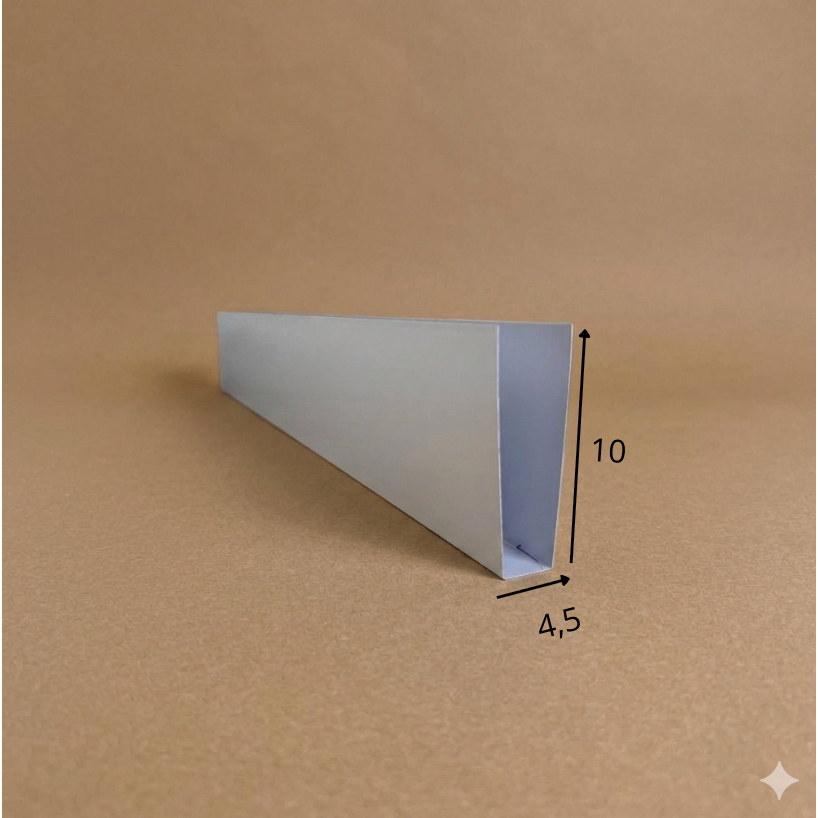 Protetor Salva Portas 4,5 x 10cm Branco/Preto/Galvanizado