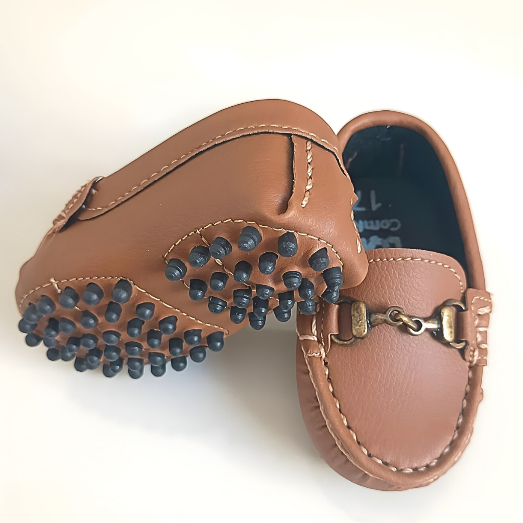 Sapato Mocassim Infantil Bebe Caramelo P/ Casamento Aniversario Festa em Oferta na Shopee