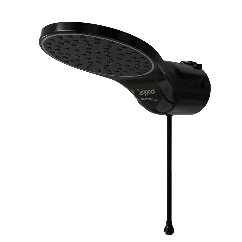 DUCHA MOMENT BLACK ELETRÔNICA 220V 7500W ZAGONEL em Oferta na Shopee