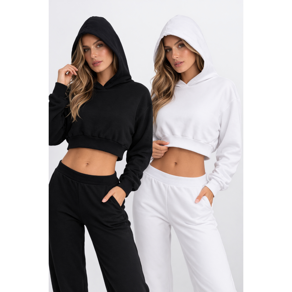 Cropped De Moleton Blusa de Frio Modelo Blogueirinha Inverno 2022 PROMOÇAO PRINCESA PROMOÇAO