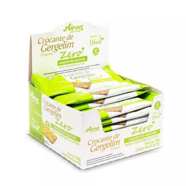 CROCANTE DE GERGELIM DP ORIGINAL 24X10GR AIRON