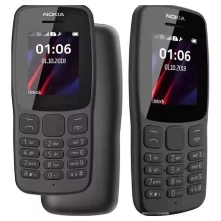 Celular Nokia 106 Dual Chip 2G Rádio FM MP3 Bateria Longa Tela 1.8 Celular Simples Barato