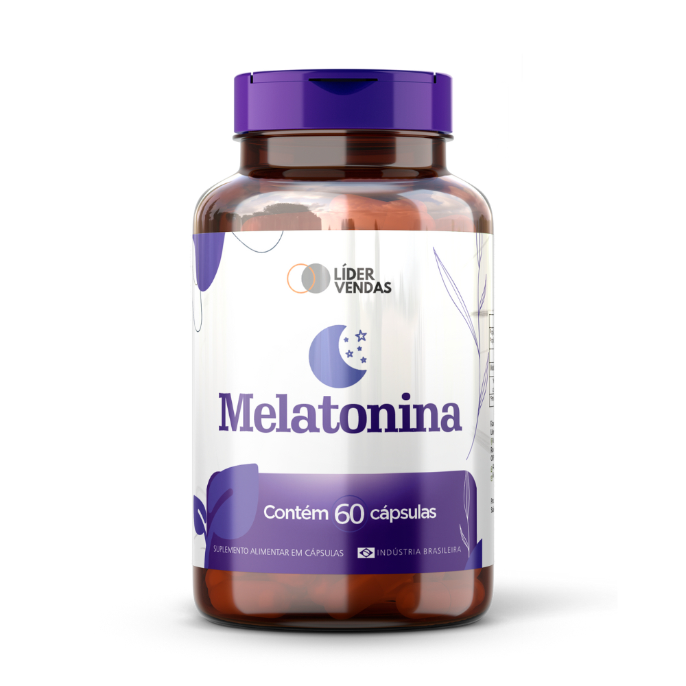 Melatonina 500mg 60 Caps Sono Reparador E Descanso Real Top