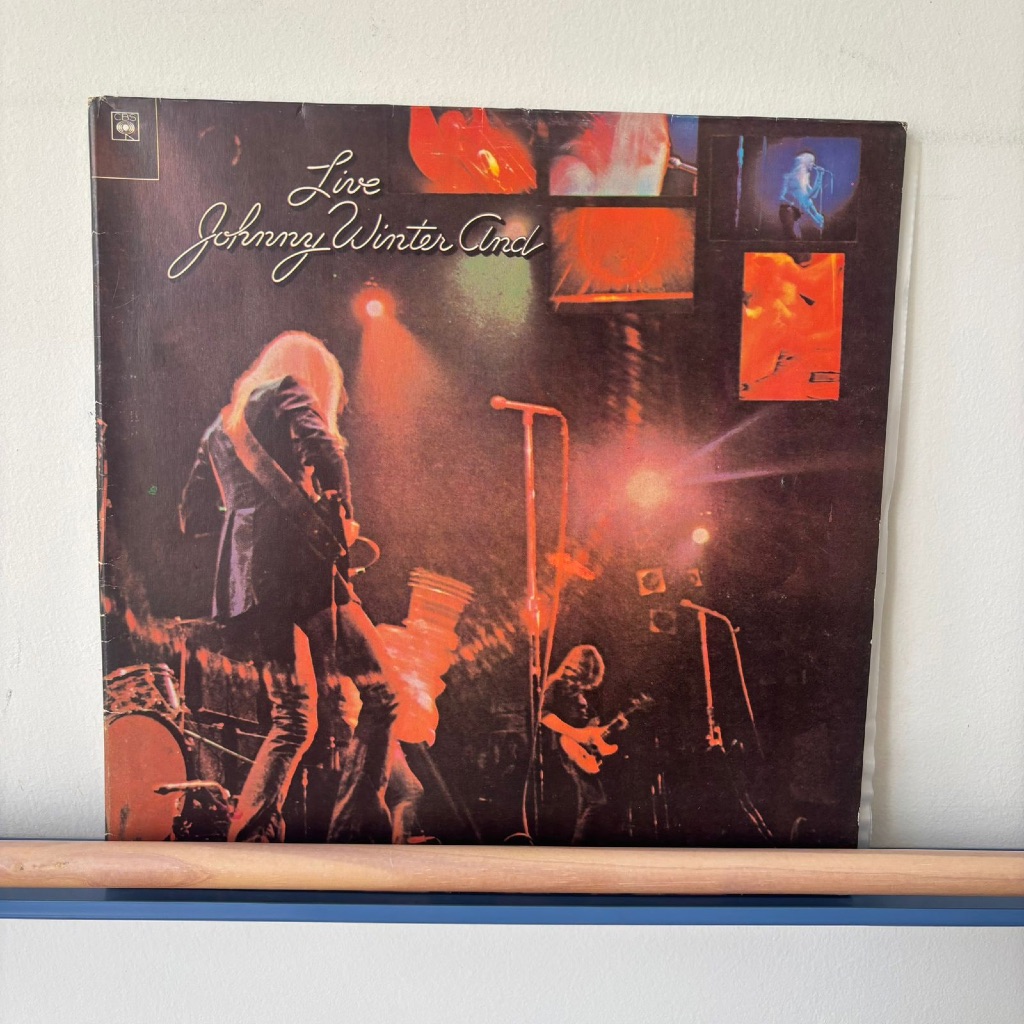 LP Johnny Winter And – Live Johnny Winter And (1989) Disco de Vinil VG+