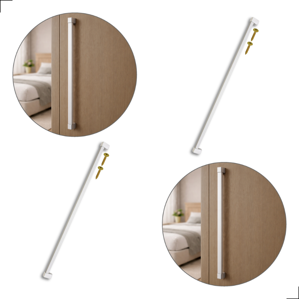 Kit 2 Puxador 1m Alumínio Armário Móveis Cômoda Roupeiro em Oferta na Shopee