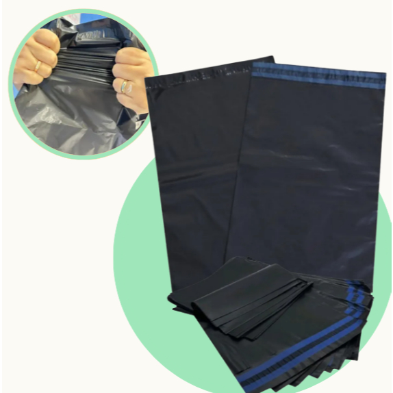 200 Envelopes de Segurança Preto 30x40 | Saco para Envio Resistente e Lacre Invioável