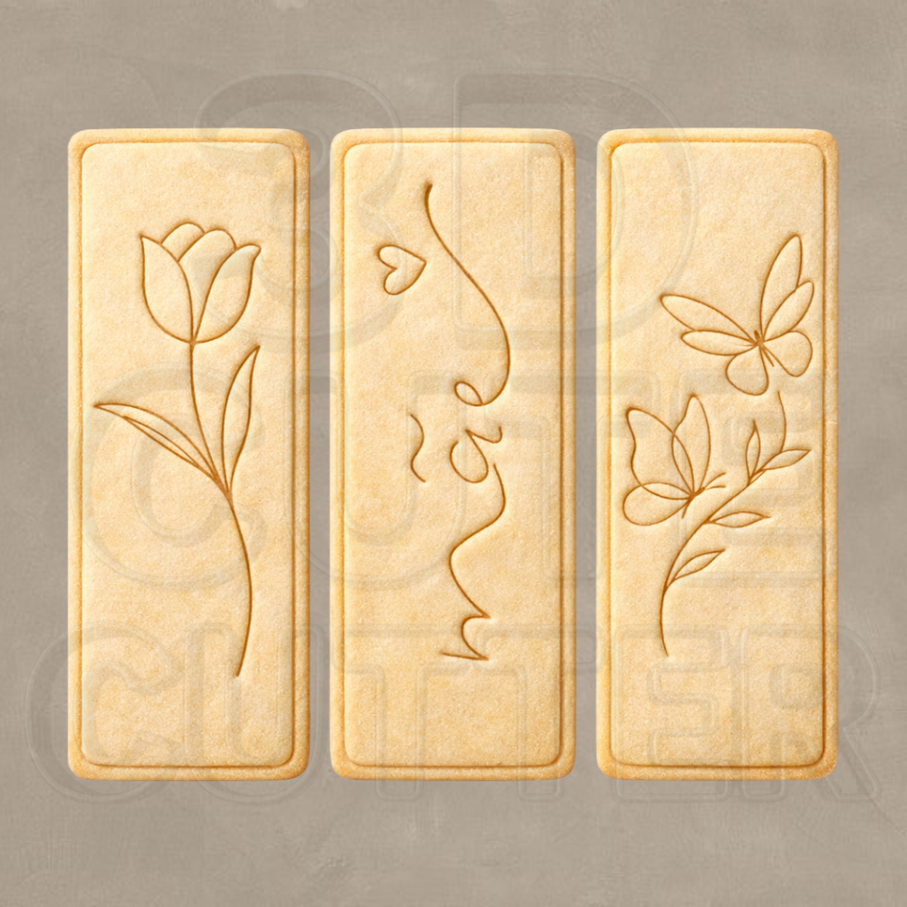 KIT Cortador e Marcador de Biscoito Dia das Mães