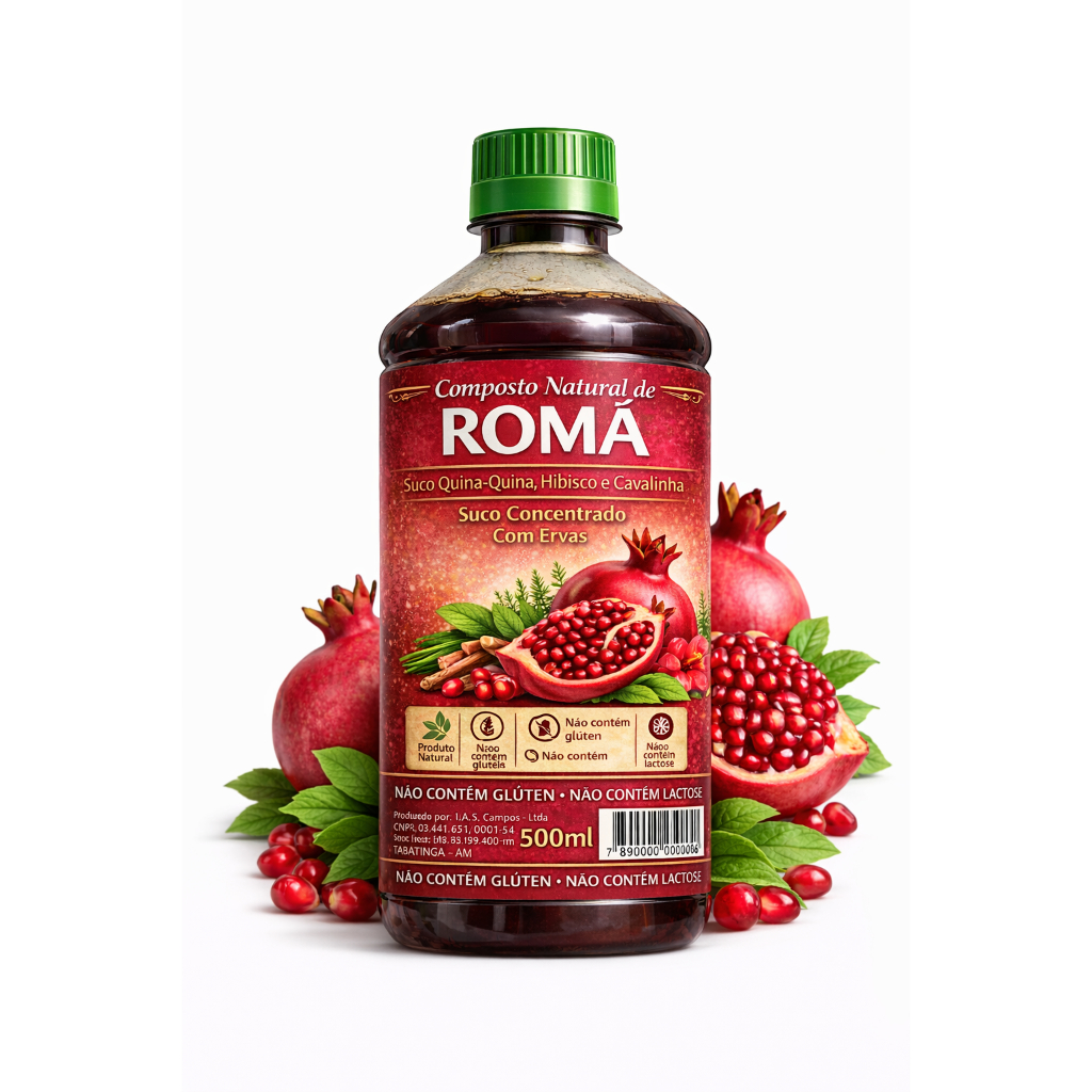 Suco Composto de Romã 500ml – Natural em Oferta na Shopee