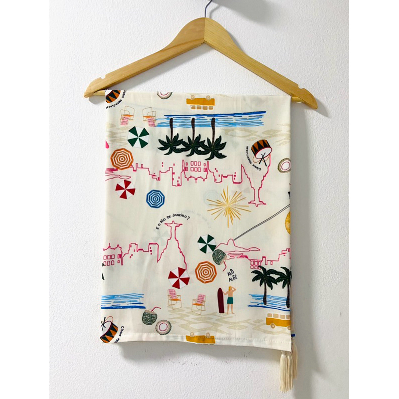 Canga estampada saída de praia pareô moda feminina brasil em Oferta na Shopee