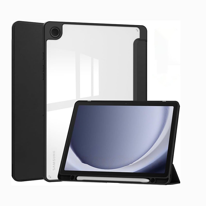 Capa Case Para Acrílico Com Samsung Galaxy Tab A11 + / 9 Plus + 11 Polegadas Com Suporte Caneta