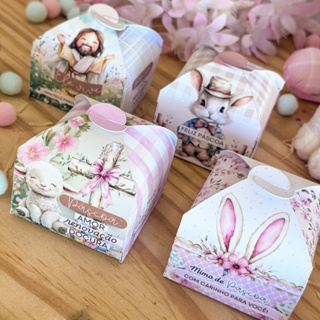 Caixa para Bombom Doces Trufas Bem Casado Lembrança Páscoa Artesanal em Oferta na Shopee