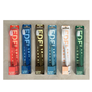 Escova Dental Edel White Flosserbrush Ultrasoft Cores Sortidas 1 Unidade em Oferta na Shopee