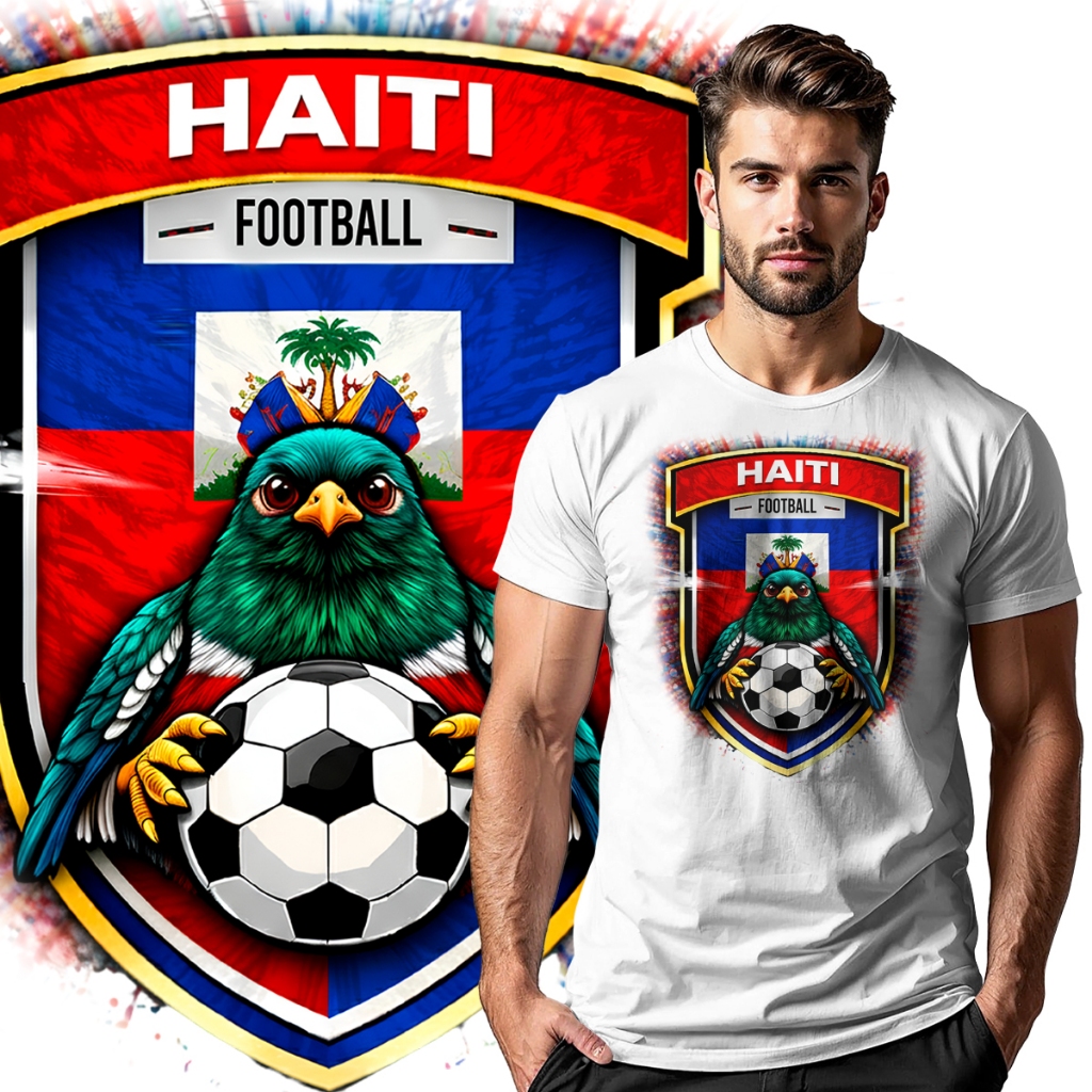 Camiseta blusa Futebol País Caribe Haiti 26