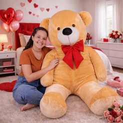 Urso Gigante Pelúcia Grande Teddy 50cm, 90cm e 1,10m Macio Presente Especial Data Comemorativa
