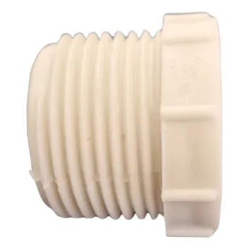 Bucha Redução 1" X 3/4" Pol PVC Branco Conexão Hidráulica Tubulação Água Plastubos Kit 02 Peças