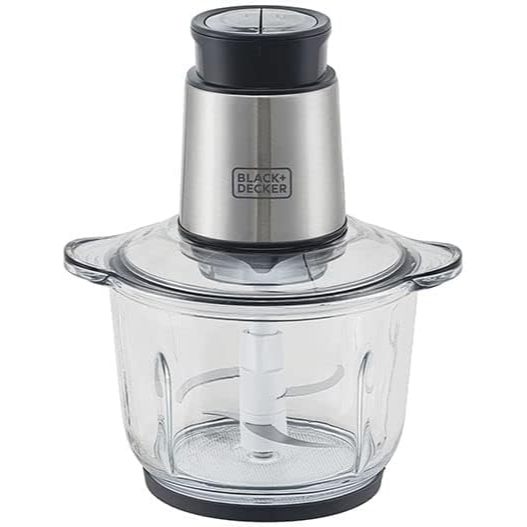 Mini Processador de Alimentos Black Decker MP300G Gourmand Gris Antiaderente Inox 110V em Oferta na Shopee