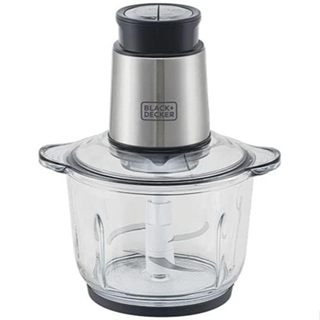 Mini Processador de Alimentos Black Decker MP300G Gourmand Gris Antiaderente Inox 110V em Oferta na Shopee