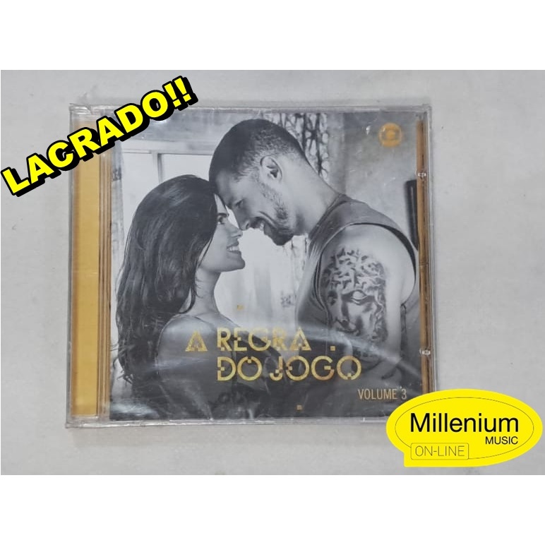 CD A Regra Do Jogo Volume 3 Trilha Sonora Da Novela 2015 Lacrado Original Gravadora Colecionador Ótimo Estado