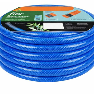 Mangueira Resistente e Flexível para Jardim 7/16 - AZUL 10m/15m/20m/30m/50 Metros
