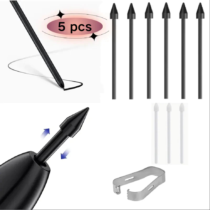 Ponta de Reposição para S - Pen Samsung: Compatível com Galaxy S6 Lite, S7, S8 e Outros Modelos! Kit com 5 Unidades