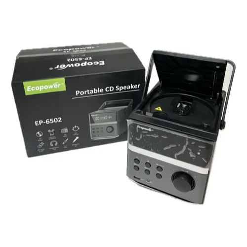 CD ECOPOWER RECARREGAVEL USB BT FM