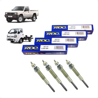 Jogo Vela Aquecedora Hr Bongo K2500 L200 Pajero 8v. 4 Peças em Oferta na Shopee
