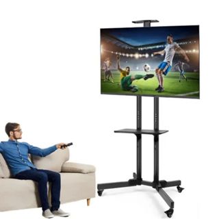 Suporte de TV de Chão Pedestal Ajustável Universal Estável Altura Regulável.XHL_ELETRONICOS em Oferta na Shopee